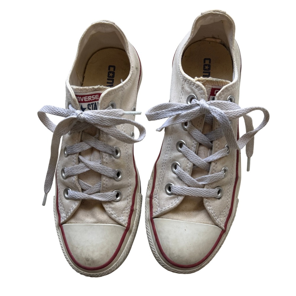 Converse Chuck Taylor All Star Low Top Womens‎ 6 White Canvas Classic Sneakers
